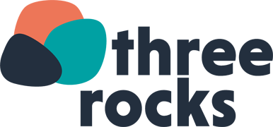 three rocks logo